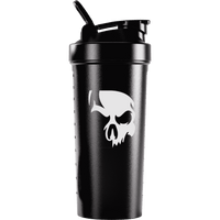 Coqueteleira Shaker Caveira Preta 700ml com Rede - Dark Lab
