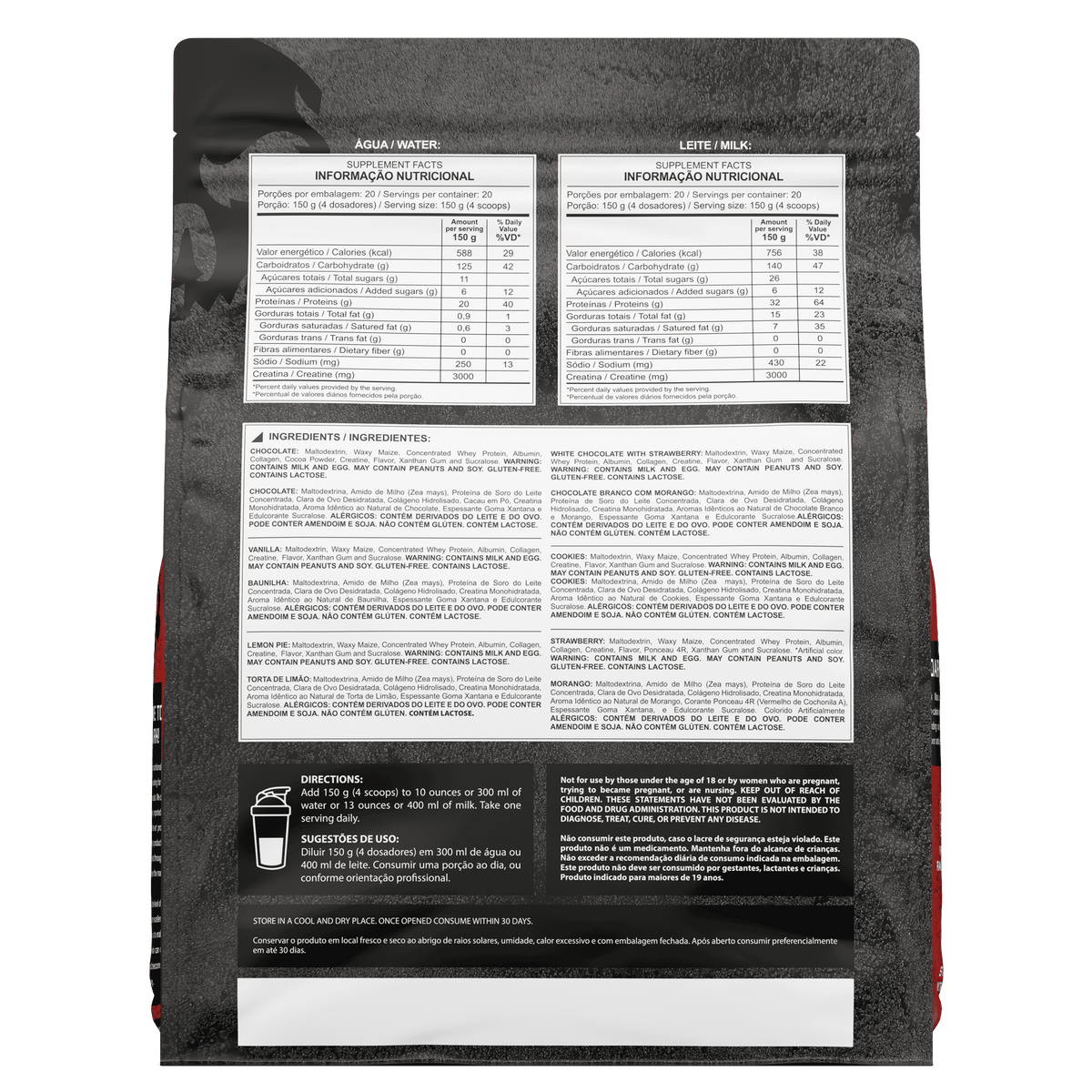 Kit Força e Performance Dark Lab