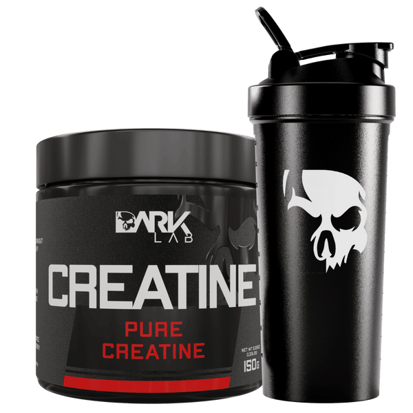 Kit Creatina Pura + Coqueteleira 700ml Dark lab