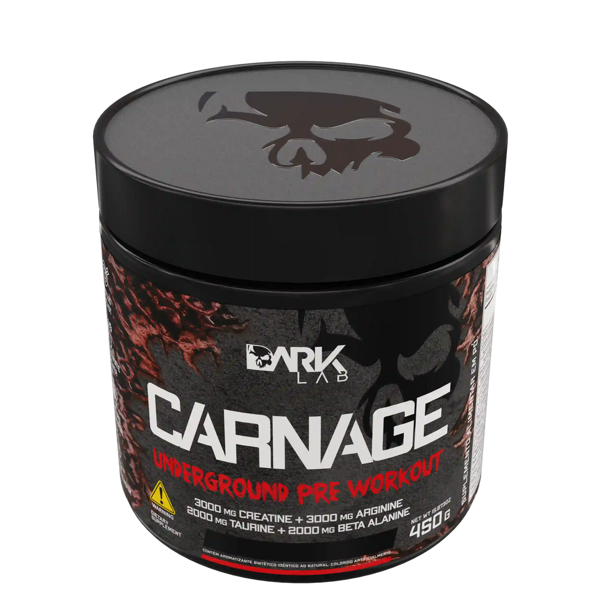 Carnage Underground Pre Workout 450g Dark Lab