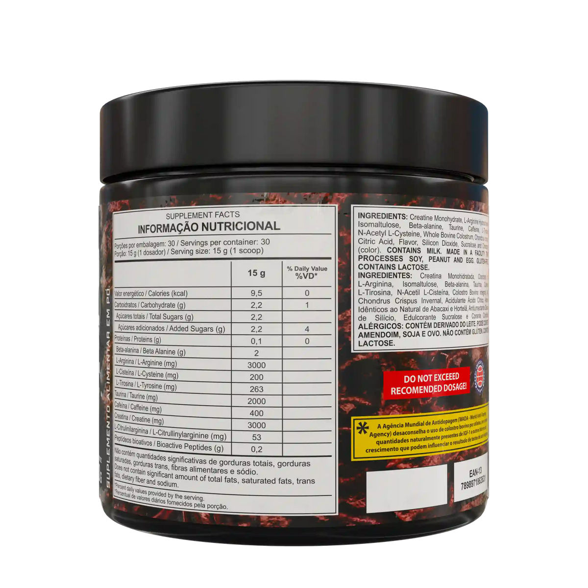 Carnage Underground Pre Workout 450g Dark Lab