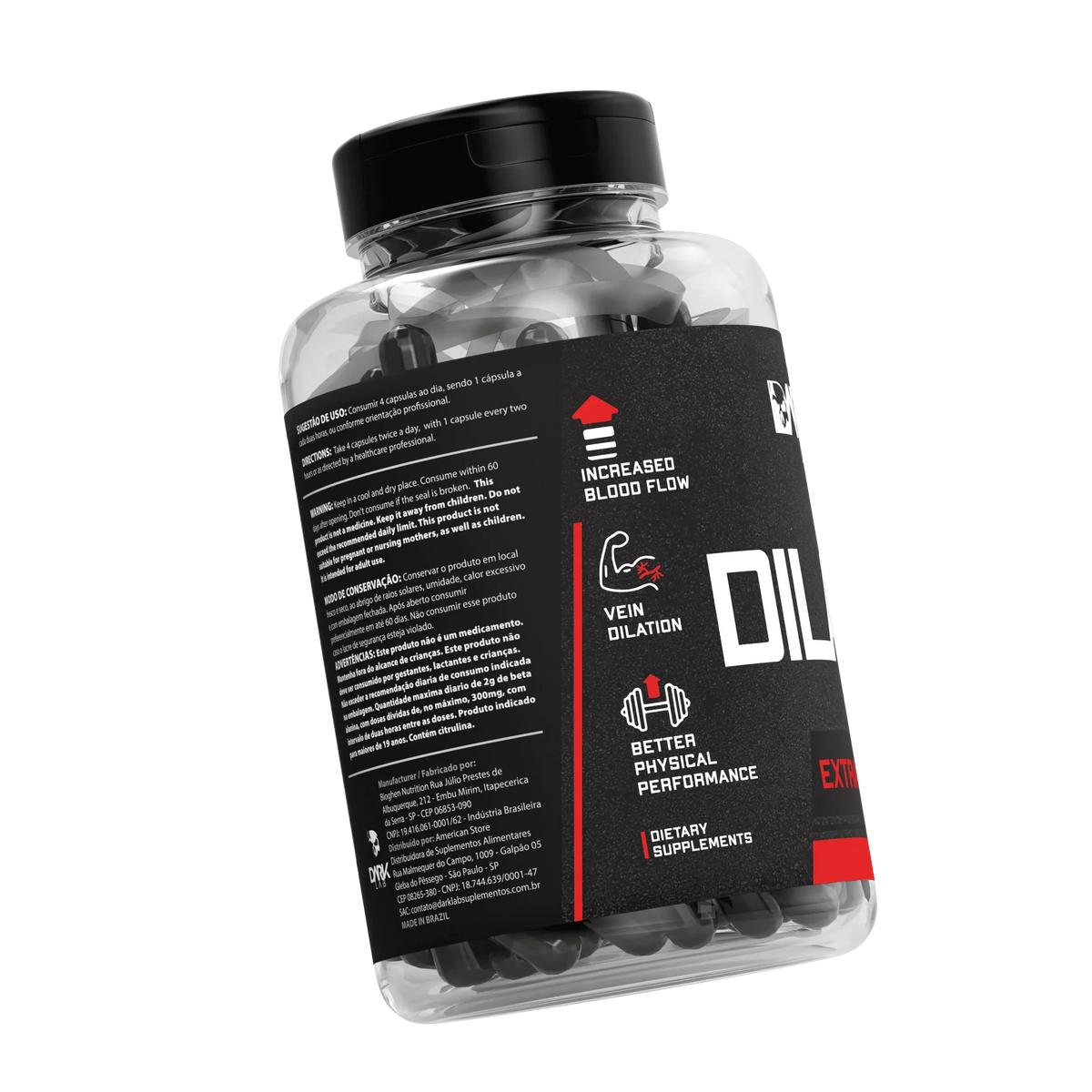 Dilafix Extra Pump 120 Cápsulas - Dark Lab