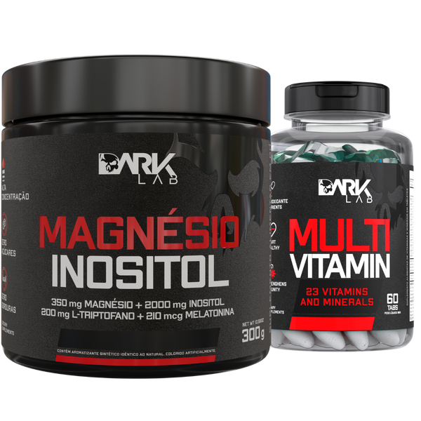 Kit Magnésio Inositol + Multivitamin Dark Lab