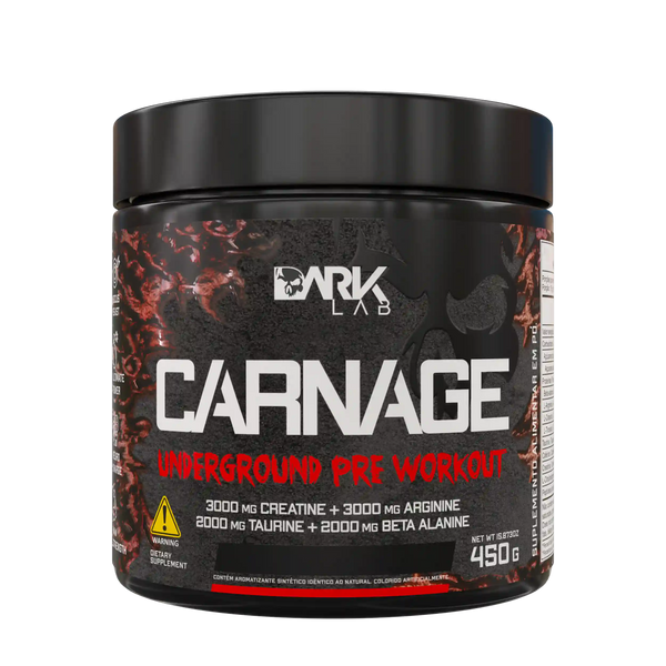 Carnage Underground Pre Workout 450g Dark Lab