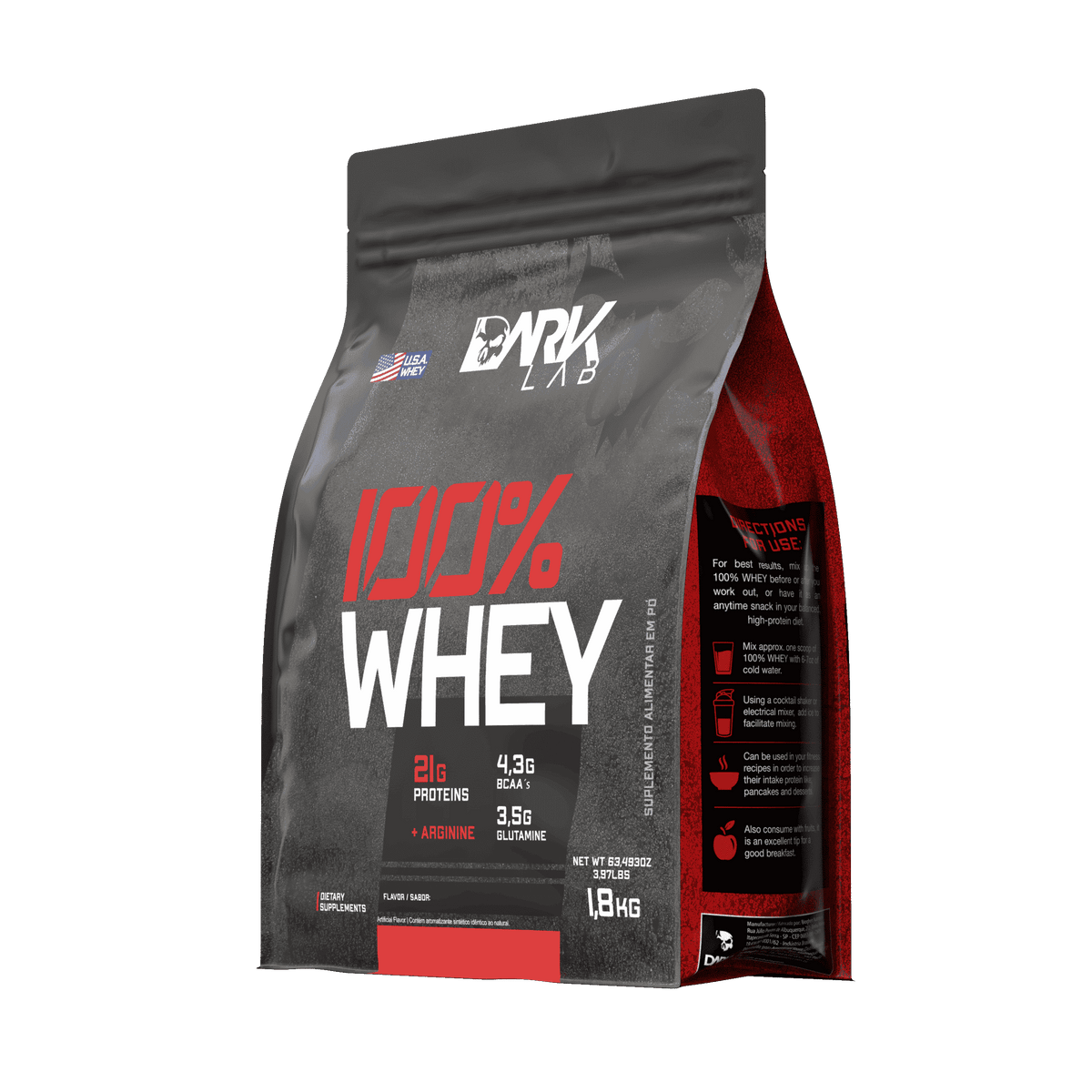 100% Whey Protein 1,8KG - Dark Lab