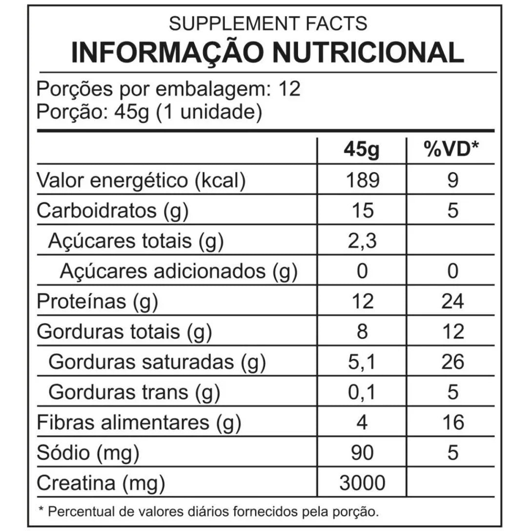Barra de Proteína Creatine Protein Bar Dark lab 12 un