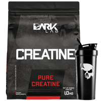 Kit Creatina Pura + Coqueteleira 700ml Dark lab