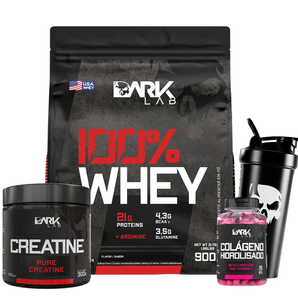 Kit Saúde e Beleza Feminina Dark lab | Saúde, Creatina e Whey