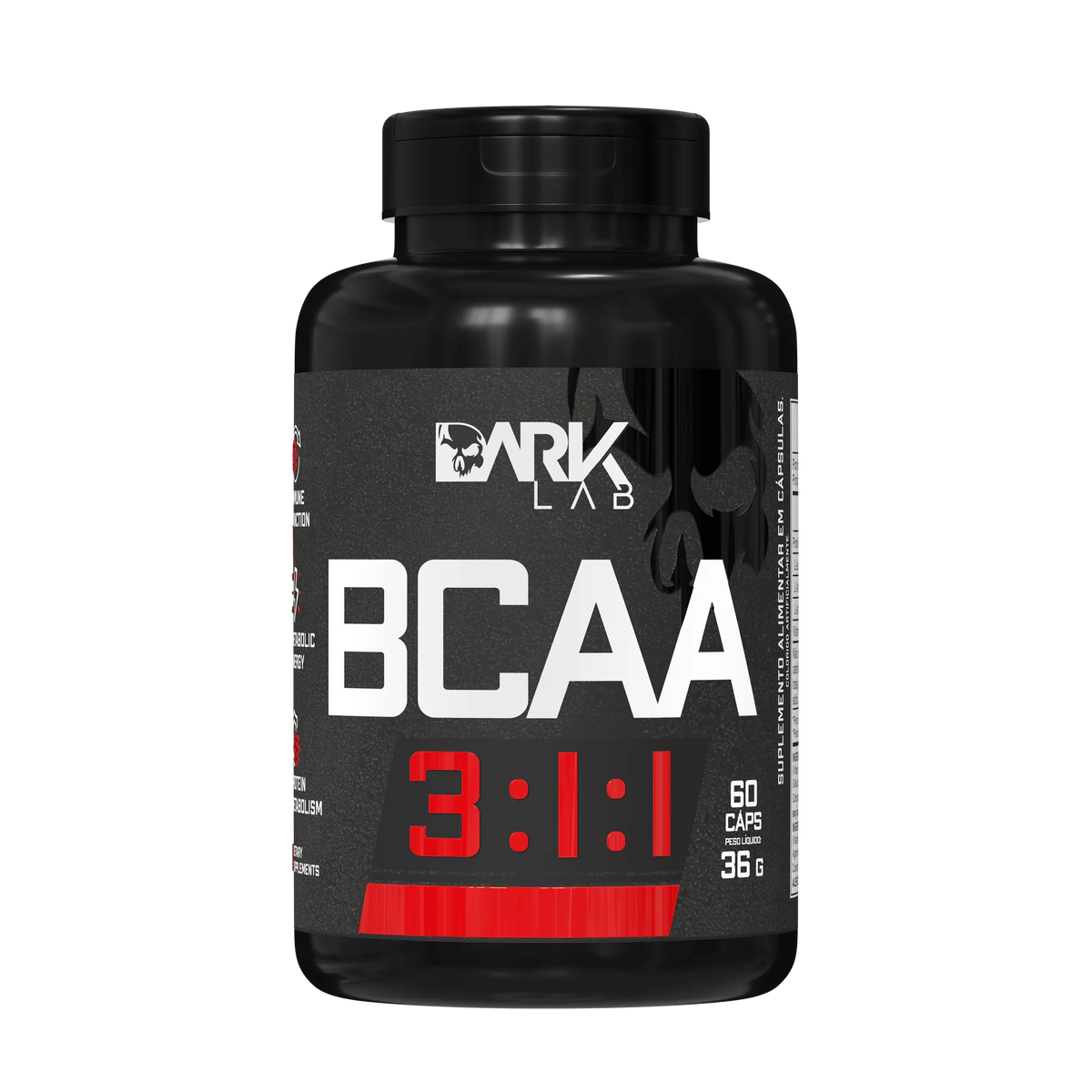 BCAA 3:1:1 60 Cápsulas - Dark Lab
