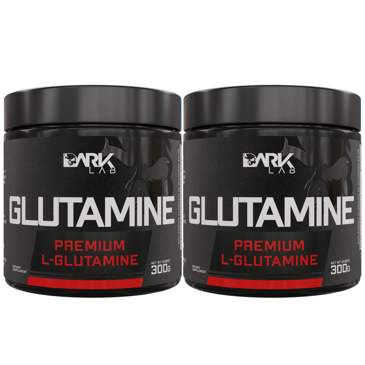 Kit 2x L-Glutamine 300g Dark Lab