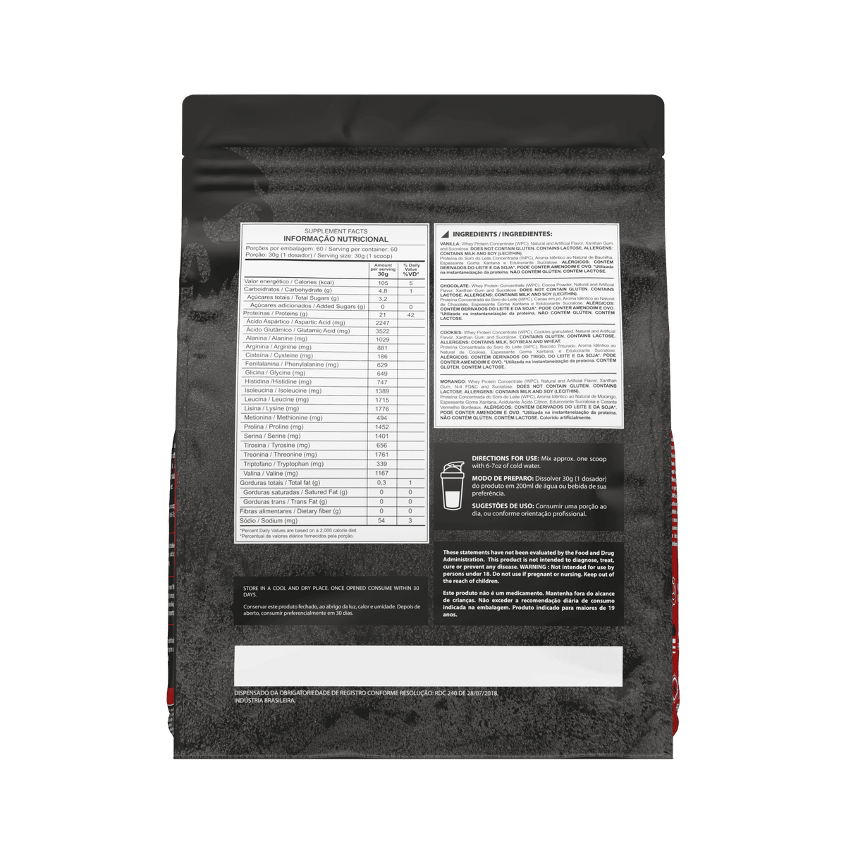 100% Whey Protein 1,8KG - Dark Lab