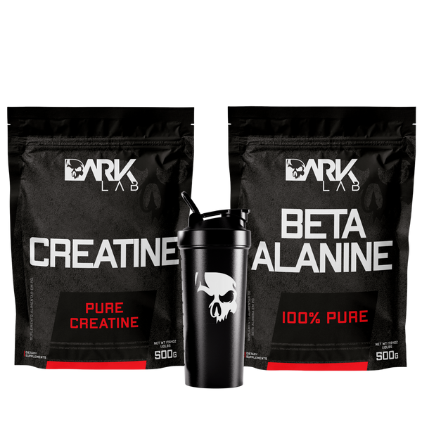 Kit Treino Monstro Dark lab | Creatina + Beta Alanina