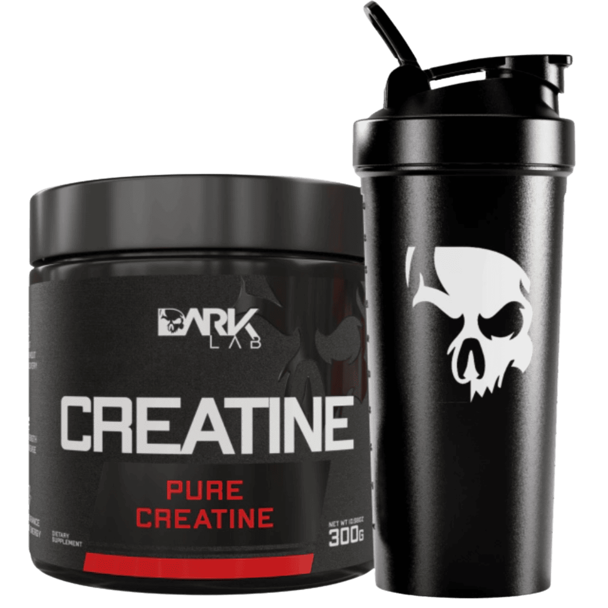 Kit Creatina Pura + Coqueteleira 700ml Dark lab