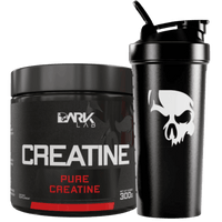 Kit Creatina Pura + Coqueteleira 700ml Dark lab